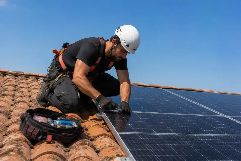 Maintenance et monitoring de panneaux solaires à Talissieu