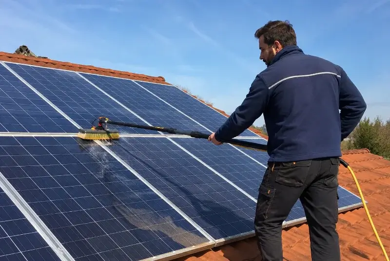 Nettoyage et entretien de panneaux solaires à Talissieu